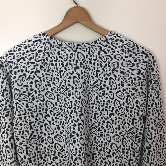 Jack by BB Dakota White Animal Print Sweater - Picture 9 of 9